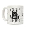 Worship Llucifer Llama Coffee Mug Worship Llucifer Llama Coffee Mug
