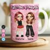 Y2K Bestie Sister Forever - 3D Inflated Effect Printed Mug, Personalized White Edge-to-Edge Mug Y2K Bestie Sister Forever - 3D Inflated Effect Printed Mug, Personalized White Edge-to-Edge Mug