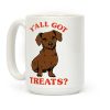 Y'all Got Treats Dachshund Coffee Mug