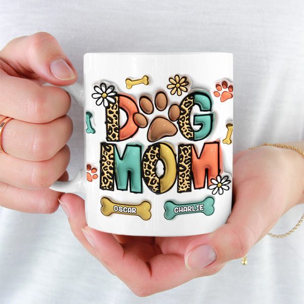 Yappy Holidays Cat Mom Dog Mom - Dog & Cat Personalized Custom 3D Inflated Effect Printed Mug - Christmas Gift For Pet Owners, Pet Lovers Yappy Holidays Cat Mom Dog Mom - Dog & Cat Personalized Custom 3D Inflated Effect Printed Mug - Christmas Gift For Pet Owners, Pet Lovers