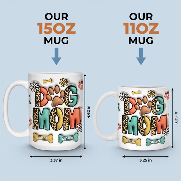Yappy Holidays Cat Mom Dog Mom - Dog & Cat Personalized Custom 3D Inflated Effect Printed Mug - Christmas Gift For Pet Owners, Pet Lovers Yappy Holidays Cat Mom Dog Mom - Dog & Cat Personalized Custom 3D Inflated Effect Printed Mug - Christmas Gift For Pet Owners, Pet Lovers