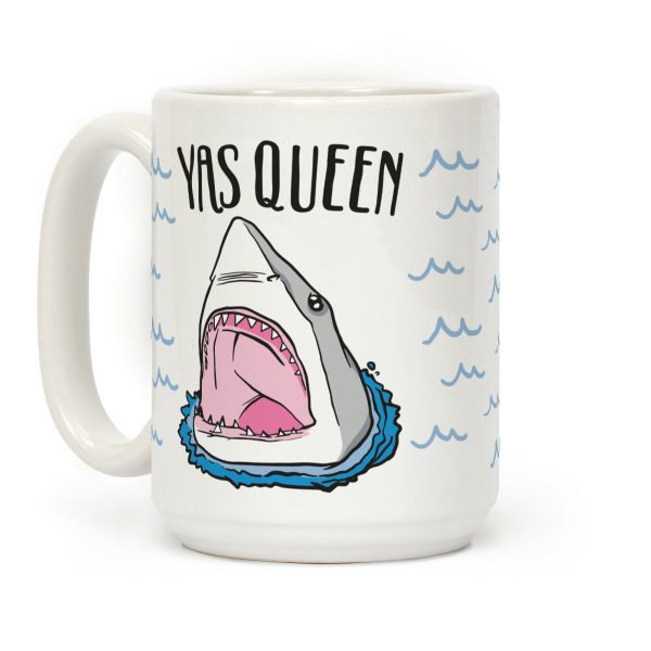 Yas Queen Shark Coffee Mug Yas Queen Shark Coffee Mug