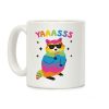 Yas Rainbow Raccoon Coffee Mug Yas Rainbow Raccoon Coffee Mug
