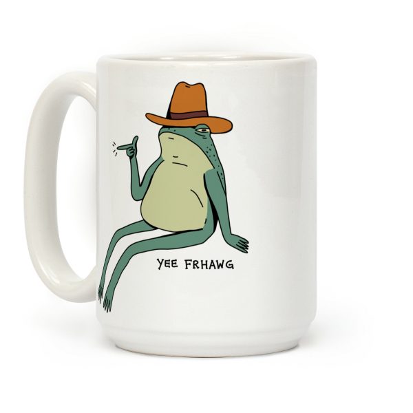 Yee Frhawg Frog Coffee Mug Yee Frhawg Frog Coffee Mug