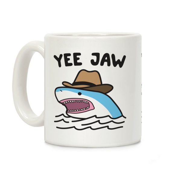 Yee Jaw Cowboy Shark Coffee Mug Yee Jaw Cowboy Shark Coffee Mug