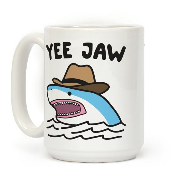 Yee Jaw Cowboy Shark Coffee Mug Yee Jaw Cowboy Shark Coffee Mug