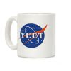 Yeet Nasa Logo Parody Coffee Mug Yeet Nasa Logo Parody Coffee Mug