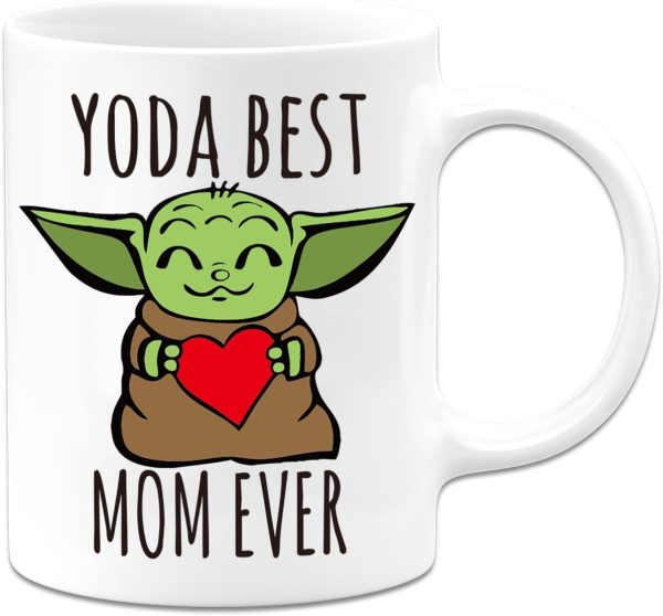 Yoda Best Mom Ever Coffee Mug Funny Gift for Mom from Daughter Son Kids Husband, Mothers Day Birthday Gift Yoda Best Mom Ever Coffee Mug Funny Gift for Mom from Daughter Son Kids Husband, Mothers Day Birthday Gift