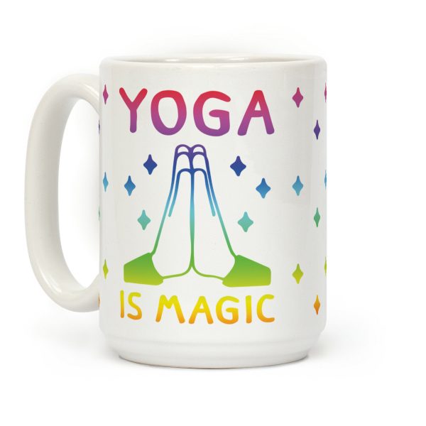 Yoga Is Magic Coffee Mug Yoga Is Magic Coffee Mug