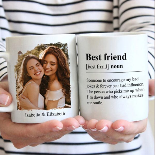 You Always Pick Me Up When I'm Down - Upload Image, Gift For Besties - Personalized Mug You Always Pick Me Up When I'm Down - Upload Image, Gift For Besties - Personalized Mug