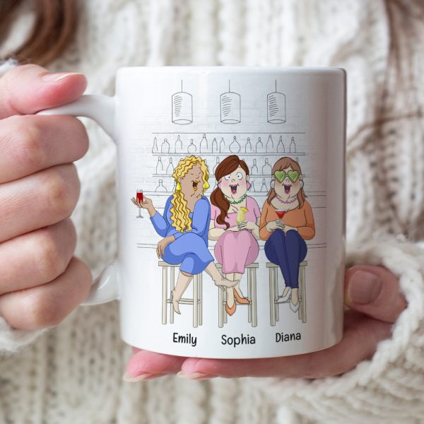 You And I Are Not Just Colleagues, Best Friend Bar Girl Chilling White Mug You And I Are Not Just Colleagues, Best Friend Bar Girl Chilling White Mug
