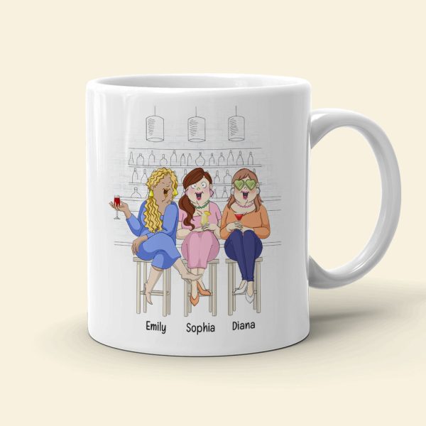 You And I Are Not Just Colleagues, Best Friend Bar Girl Chilling White Mug You And I Are Not Just Colleagues, Best Friend Bar Girl Chilling White Mug