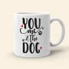 You And Me And The Dog Personalized Mug, Couple Gift You And Me And The Dog Personalized Mug, Couple Gift