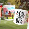 You And Me And The Dog Personalized Mug, Couple Gift You And Me And The Dog Personalized Mug, Couple Gift