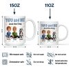 You and Me and the Dogs - Personalized Ceramic Mug for Couples & Dog Lovers, Cute Custom Gift for Valentine's Day & Anniversaries You and Me and the Dogs - Personalized Ceramic Mug for Couples & Dog Lovers, Cute Custom Gift for Valentine's Day & Anniversaries