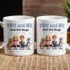 You and Me and the Dogs - Personalized Ceramic Mug for Couples & Dog Lovers, Cute Custom Gift for Valentine's Day & Anniversaries You and Me and the Dogs - Personalized Ceramic Mug for Couples & Dog Lovers, Cute Custom Gift for Valentine's Day & Anniversaries