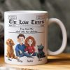 You And Me And The Dogs, Cats, Fur Babies - Newspaper Themed - Personalized Mug You And Me And The Dogs, Cats, Fur Babies - Newspaper Themed - Personalized Mug