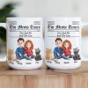 You And Me And The Dogs, Cats, Fur Babies - Newspaper Themed - Personalized Mug You And Me And The Dogs, Cats, Fur Babies - Newspaper Themed - Personalized Mug