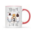 You And Me Beach Outline Personalized Mug, Gift For Him, For Her You And Me Beach Outline Personalized Mug, Gift For Him, For Her