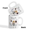 You And Me Beach Outline Personalized Mug, Gift For Him, For Her You And Me Beach Outline Personalized Mug, Gift For Him, For Her