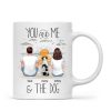 You And Me Beach Outline Personalized Mug, Gift For Him, For Her You And Me Beach Outline Personalized Mug, Gift For Him, For Her