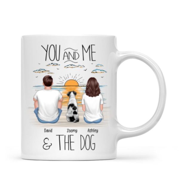 You And Me Beach Outline Personalized Mug, Gift For Him, For Her You And Me Beach Outline Personalized Mug, Gift For Him, For Her