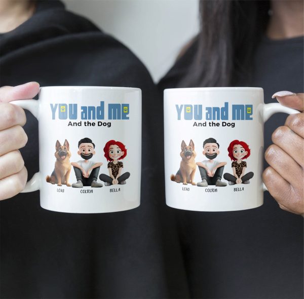 You And Me For Dog Parents - Personalized Mug You And Me For Dog Parents - Personalized Mug