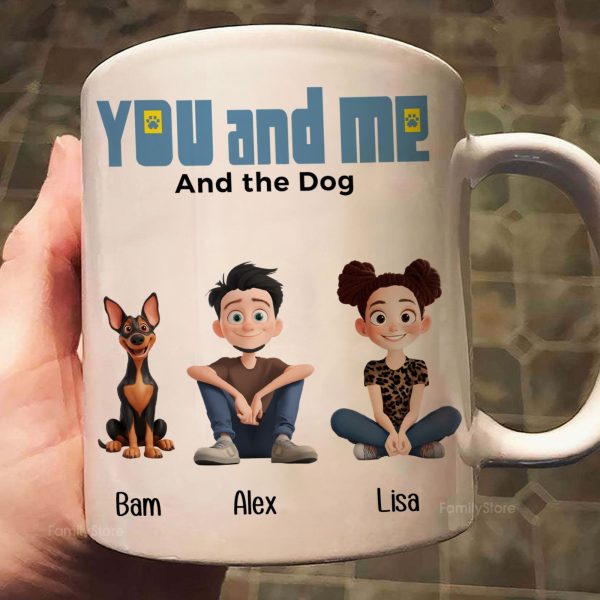 You And Me For Dog Parents Cartoon Pet - Personalized Mug - Gift for Pet Owners, Dog Lovers, Dog Dad, Dog Mom | CLP15 NH96 You And Me For Dog Parents Cartoon Pet - Personalized Mug - Gift for Pet Owners, Dog Lovers, Dog Dad, Dog Mom | CLP15 NH96