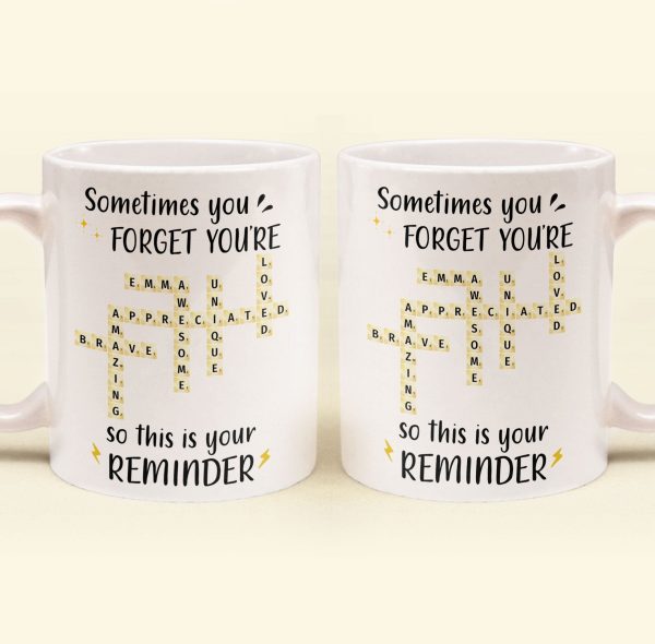 You Are Awesome Scrabble Name Affirmation - Personalized Mug You Are Awesome Scrabble Name Affirmation - Personalized Mug