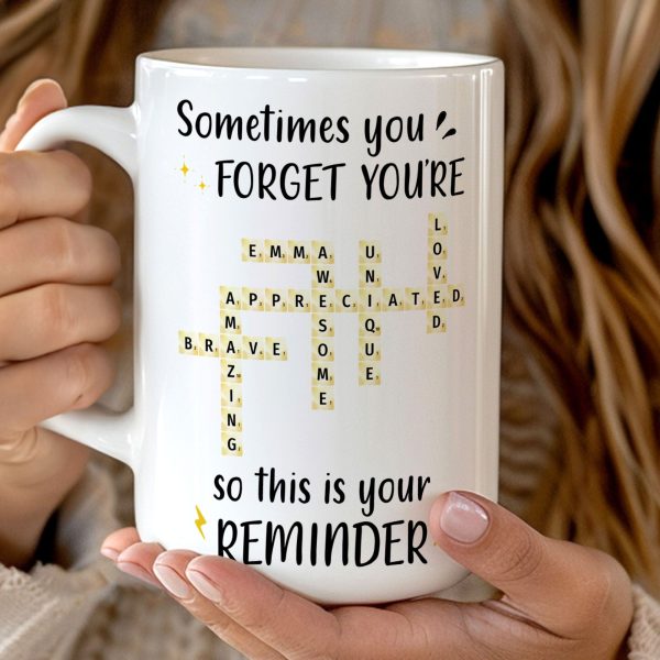 You Are Awesome Scrabble Name Affirmation - Personalized Mug You Are Awesome Scrabble Name Affirmation - Personalized Mug