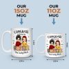 You Are Blood, You Are Sisters - Besties Personalized Custom Mug - Autumn Fall Gift For Best Friends, BFF, Sisters You Are Blood, You Are Sisters - Besties Personalized Custom Mug - Autumn Fall Gift For Best Friends, BFF, Sisters