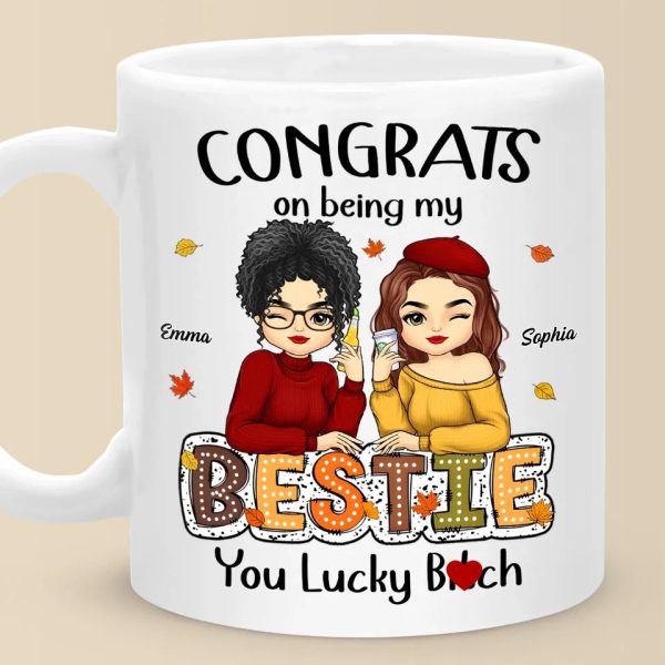 You Are Blood, You Are Sisters - Besties Personalized Custom Mug - Autumn Fall Gift For Best Friends, BFF, Sisters You Are Blood, You Are Sisters - Besties Personalized Custom Mug - Autumn Fall Gift For Best Friends, BFF, Sisters
