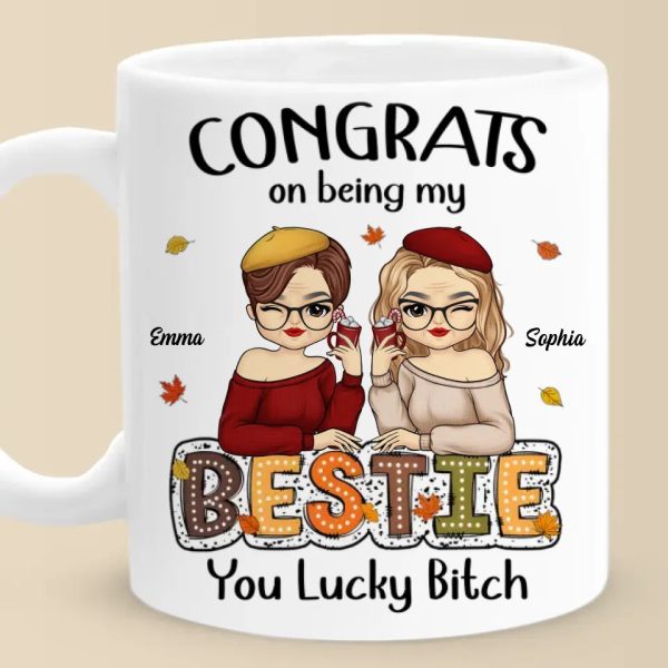 You Are Blood, You Are Sisters - Besties Personalized Custom Mug - Autumn Fall Gift For Best Friends, BFF, Sisters You Are Blood, You Are Sisters - Besties Personalized Custom Mug - Autumn Fall Gift For Best Friends, BFF, Sisters