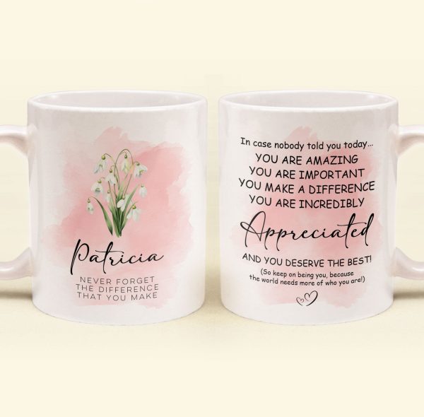 You Are Incredibly Appreciated - Personalized Mug You Are Incredibly Appreciated - Personalized Mug