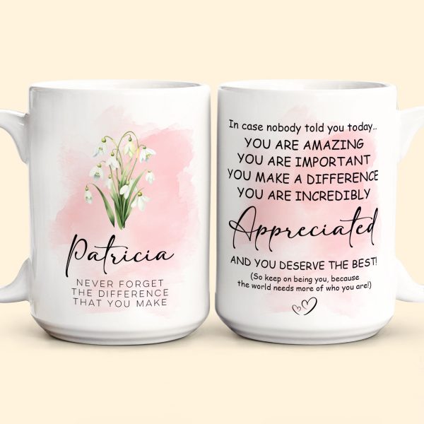 You Are Incredibly Appreciated - Personalized Mug You Are Incredibly Appreciated - Personalized Mug