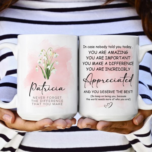 You Are Incredibly Appreciated - Personalized Mug You Are Incredibly Appreciated - Personalized Mug