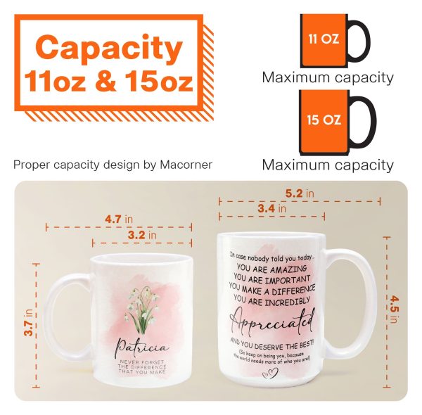 You Are Incredibly Appreciated - Personalized Mug You Are Incredibly Appreciated - Personalized Mug