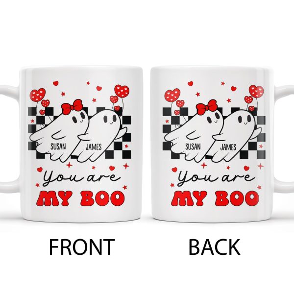You Are My Boo Ghosts And Hearts Mug Design - Personalized Custom Coffee Mug - CPL250_MG You Are My Boo Ghosts And Hearts Mug Design - Personalized Custom Coffee Mug - CPL250_MG