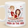 You Are My Favorite Pain In The Peach - Couple Personalized Custom Mug - Gift For Husband Wife, Anniversary You Are My Favorite Pain In The Peach - Couple Personalized Custom Mug - Gift For Husband Wife, Anniversary
