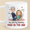 You Are My Favorite Pain In The Peach - Couple Personalized Custom Mug - Gift For Husband Wife, Anniversary You Are My Favorite Pain In The Peach - Couple Personalized Custom Mug - Gift For Husband Wife, Anniversary