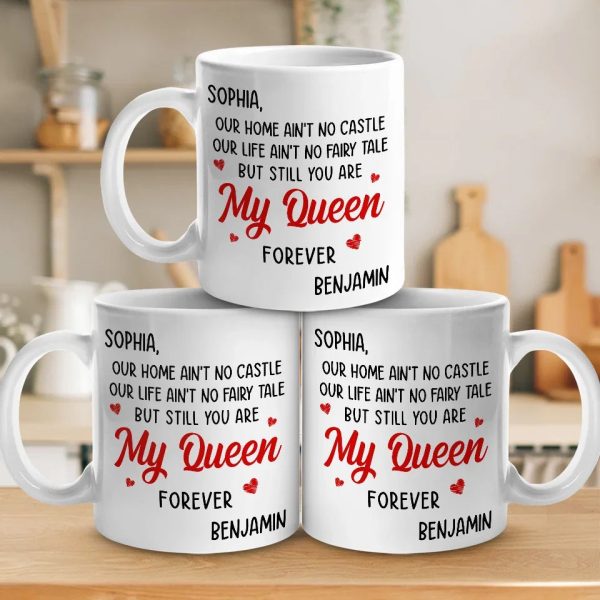 You Are My Queen Forever - Couple Personalized Custom Mug - Gift For Husband Wife, Anniversary You Are My Queen Forever - Couple Personalized Custom Mug - Gift For Husband Wife, Anniversary