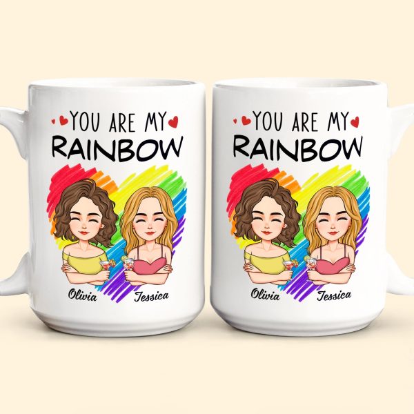 You Are My Rainbow - Personalized Mug You Are My Rainbow - Personalized Mug