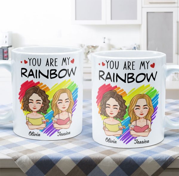 You Are My Rainbow - Personalized Mug You Are My Rainbow - Personalized Mug