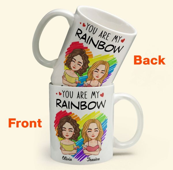 You Are My Rainbow - Personalized Mug You Are My Rainbow - Personalized Mug