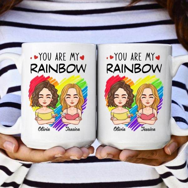 You Are My Rainbow - Personalized Mug You Are My Rainbow - Personalized Mug