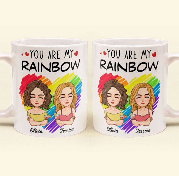 You Are My Rainbow - Personalized Mug You Are My Rainbow - Personalized Mug