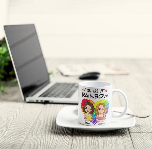 You Are My Rainbow - Personalized Mug You Are My Rainbow - Personalized Mug
