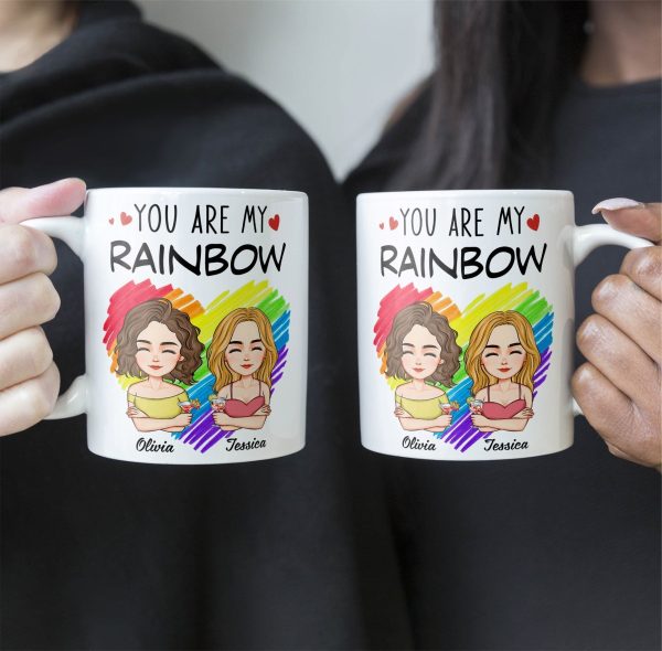 You Are My Rainbow - Personalized Mug You Are My Rainbow - Personalized Mug