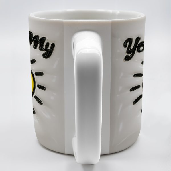 You Are My Sunshine, Sun and Rays - Personalized Custom Coffee Mug - GRK042_MG