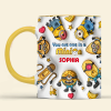You Are One In A Million - Personalized  3D Inflated Effect Accent Mug - Gift For Yellow Monster Fan HH01